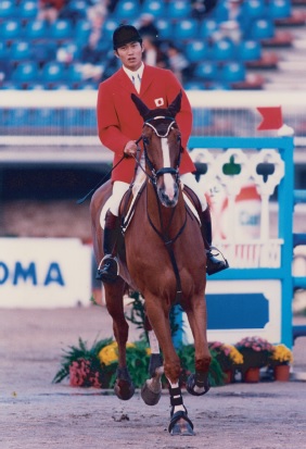 1998年世界馬術選手権ローマ大会の障害飛越競技に日本代表として参加
